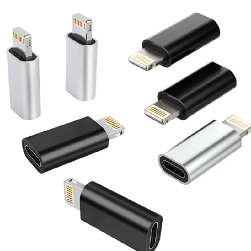 OTG  Adaptador  Tipo C compatível com Lightning