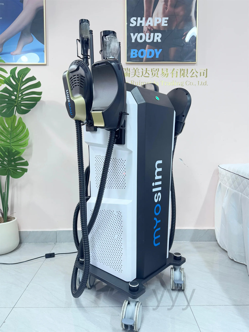 6500W MYOslim Sculpting Butt Lift Machine 2 in 1 Body Sculpt Machine RF Roller Muscle Stimulator Body Shaping Massage Equipment