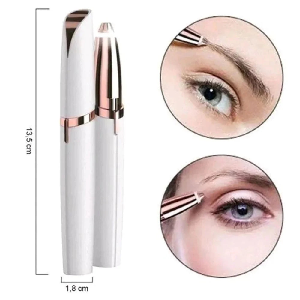 Trimmer Depilator Pen For Eyebrows, Nose, Bub. Portable USB Rechargeable Electric