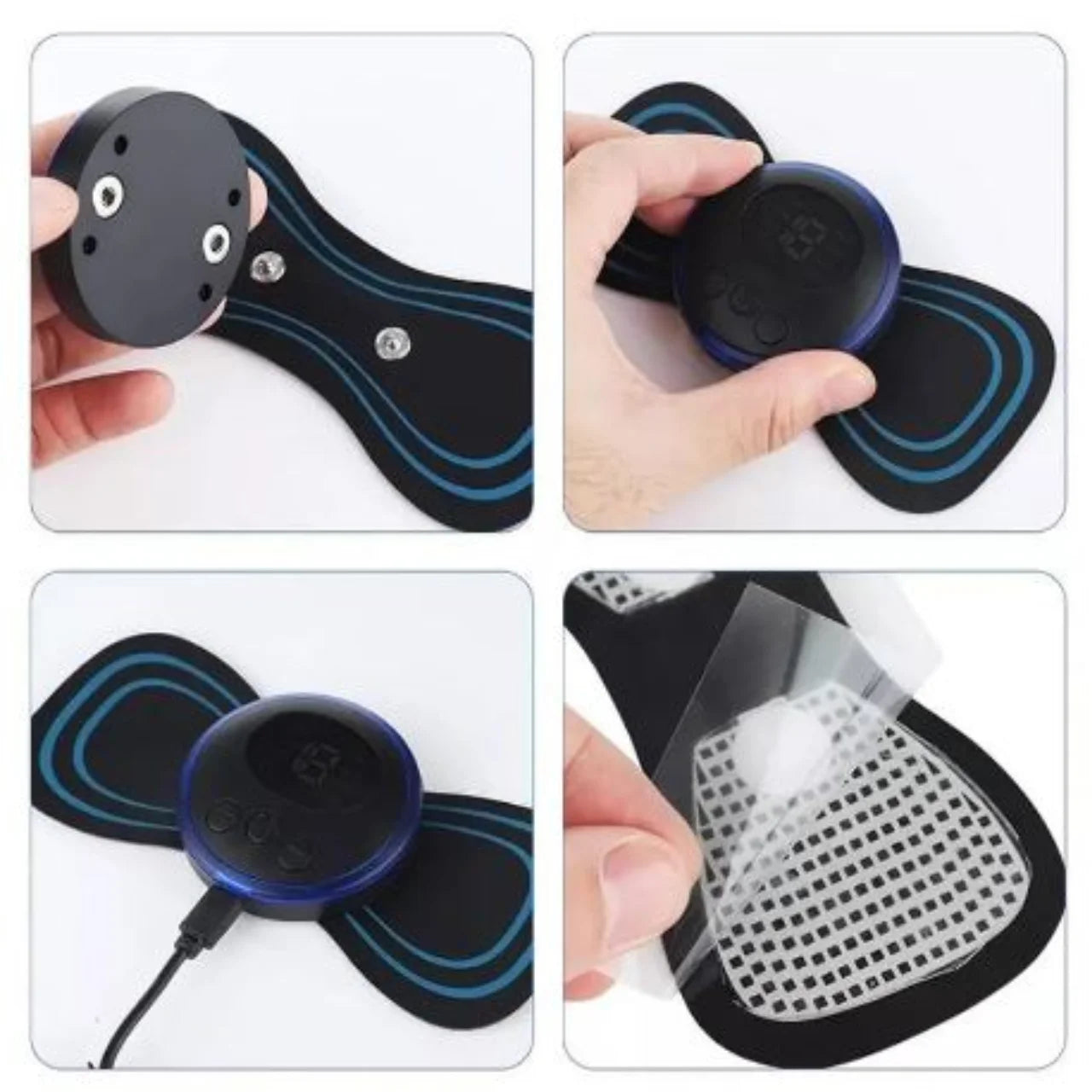 Massageador Portátil Aparelho De Fisioterapia Pernas Pescoço Cor Aparelho Fisioterápico de Massagem 110V/220VMassageador Portáti