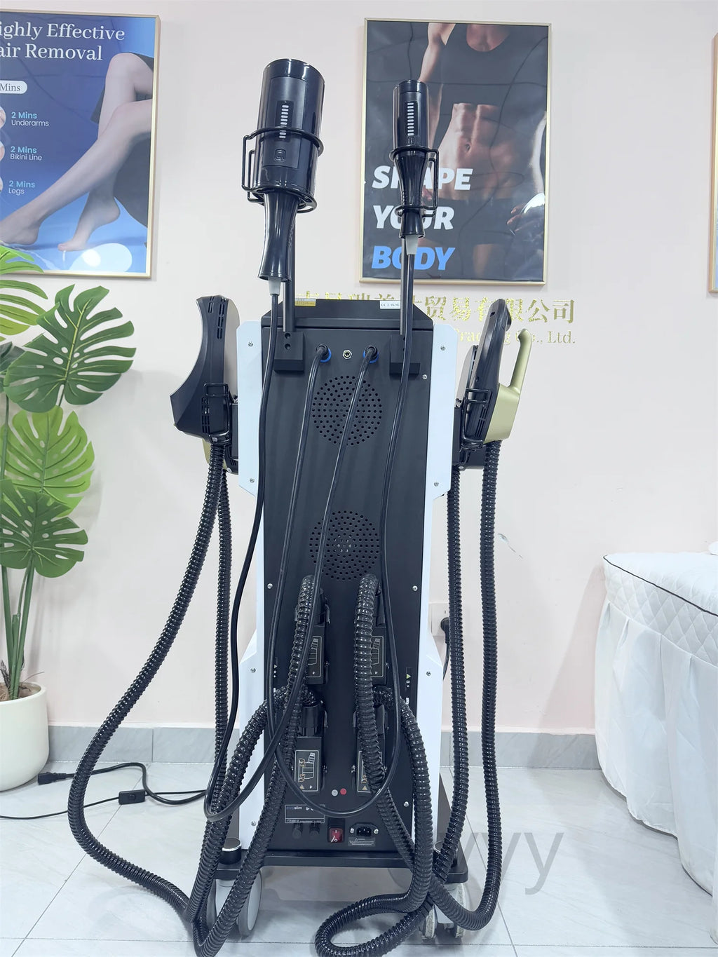 6500W MYOslim Sculpting Butt Lift Machine 2 in 1 Body Sculpt Machine RF Roller Muscle Stimulator Body Shaping Massage Equipment