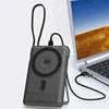 OEM ODM Fire-Resistant SSB Cell Type-C USB C Cable Q 25W Wireless Power Bank 10000mAh Portable Charger