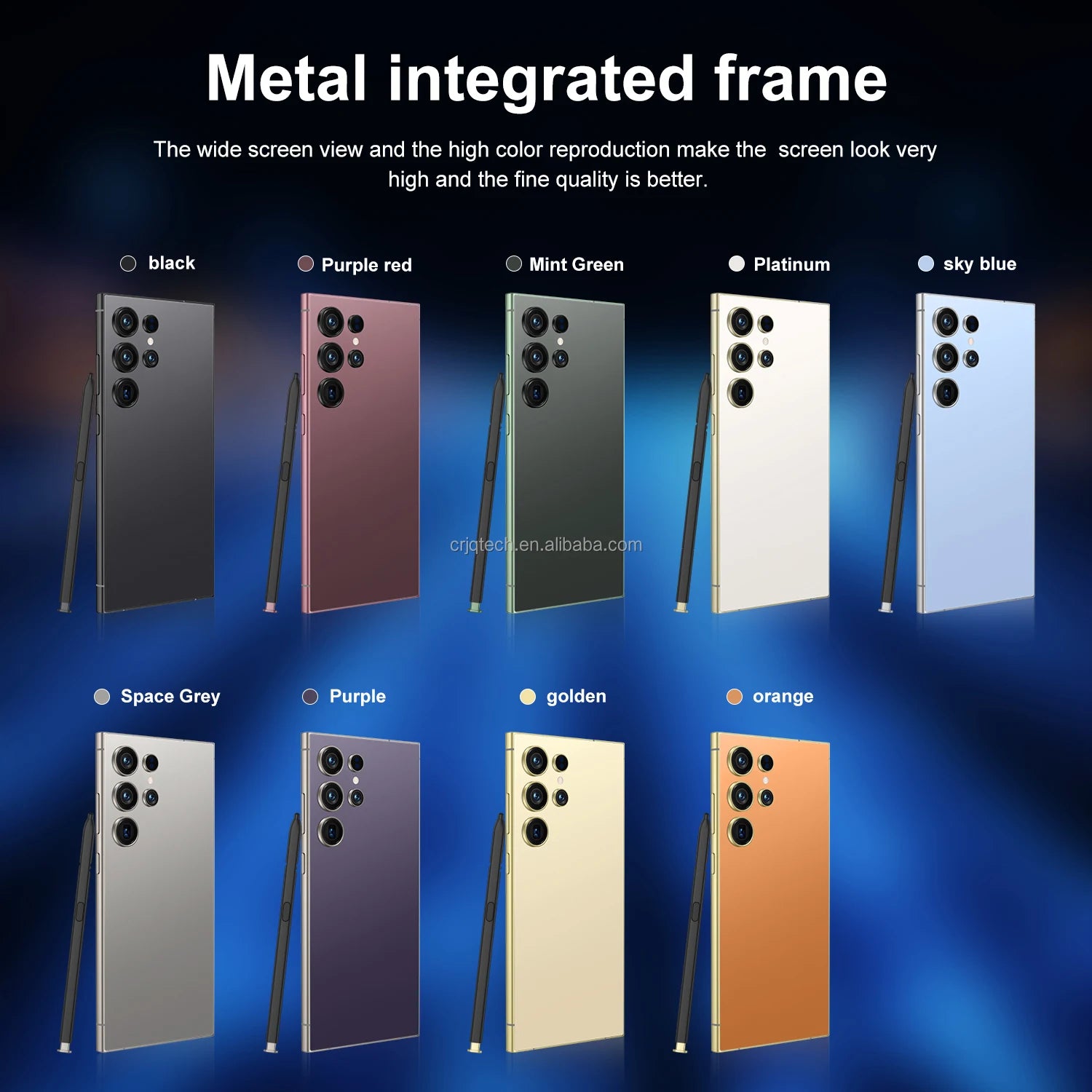 Unlocked 5G S25 Smartphone Deca Core 144Hz Ultra High Quality Dual SIM 16GB+1TB Storage French 108MP Gaming CDMA LTE Cellular