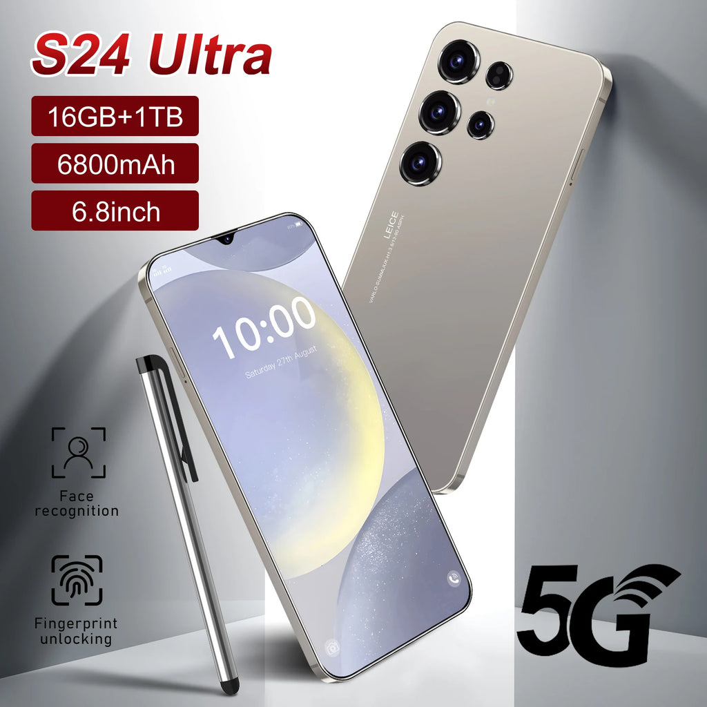 S24 Ultra 5G Smartphone Flagship Model with 16GB RAM & 1TB Internal Storage Android OS