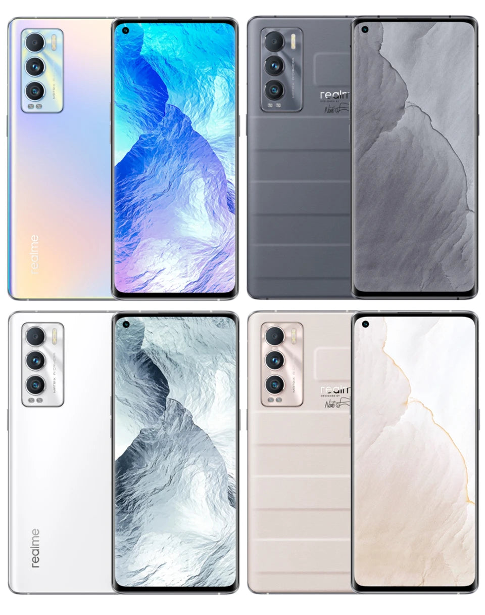 New Realme GT Master Explore Edition 5G LTE CDMA Smartphones NFC 6.4" FHD+ AMOLED 144Hz for Snapdragon 800 Series Camera 65W