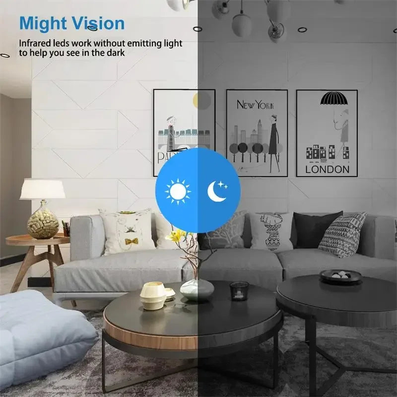 Mini 1080p HD Smart Camera Wireless Surveillance Security Video Cam Night Vision Motion Detect Camcorder Cam Monitor Smart Home