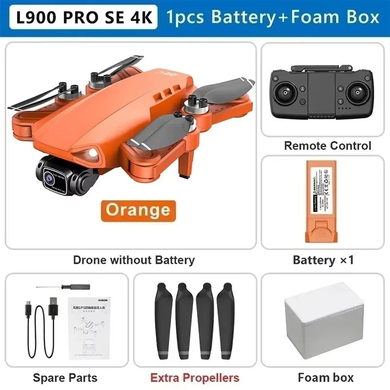 LYZRC L900 Pro SE MAX Drone 4K Professional Dual HD Camera GPS 5G WIFI 360° Obstacle Avoidance Brushless Motor Rc FPV Quadcopter