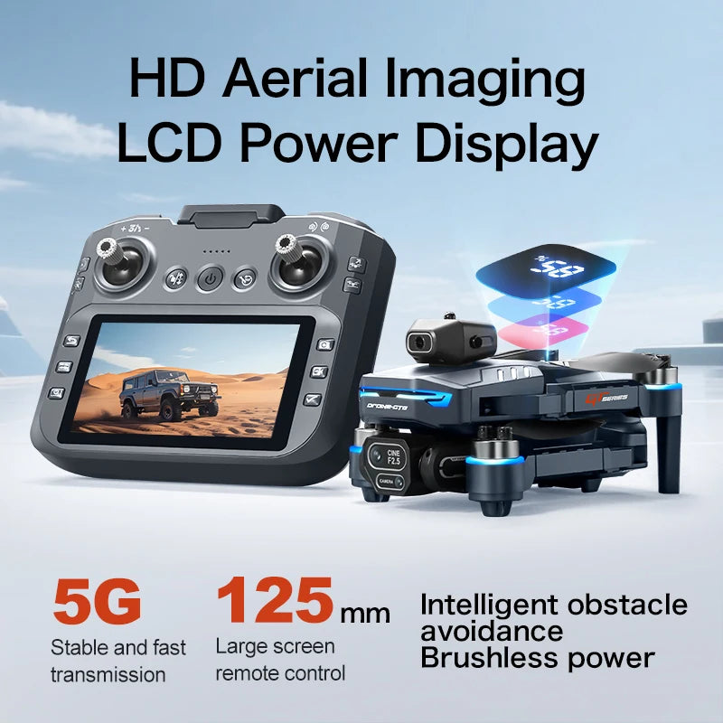 Hot New 2026 Quadcopters RC Flow Optical Photography Aerial Motor Brushless Control Remote Screen Large with Camera 8k Drone GT8
