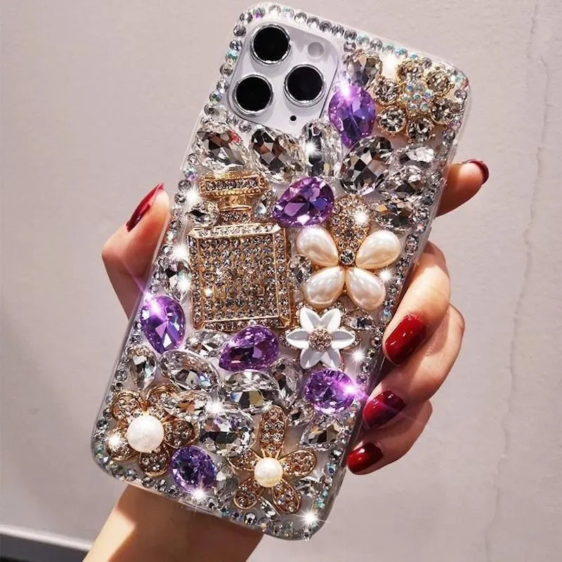 Moto G86 5G Bling Case For Motorola Moto Edge 50 60 Fushion Neo 60pro G24 G34 G75 G55 G15 G56 Cover Luxury Diamond Telefon Funda