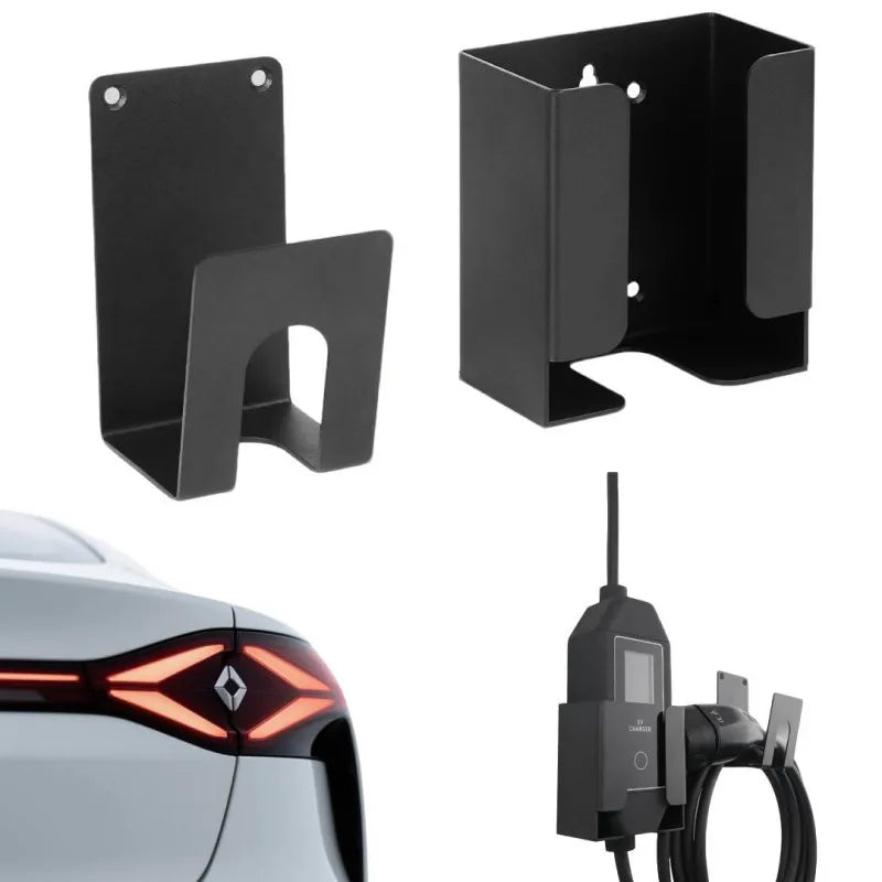 Charger Cable Holder Electric Vehicle Wallbox Charging Cables Organizer Electric Car Charger  Wall-Mounted Bracket Set