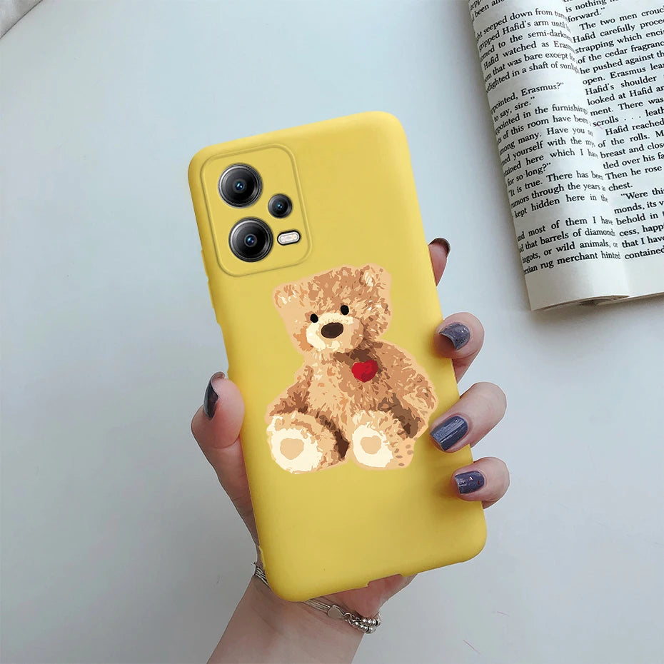 Poco X5 Case For Xiaomi Poco X5 Pro Soft Silicone Cover Cute Cartoons Phone Case For Xiomi Poco X5 Coque PocoX5 X 5 X5Pro Funda