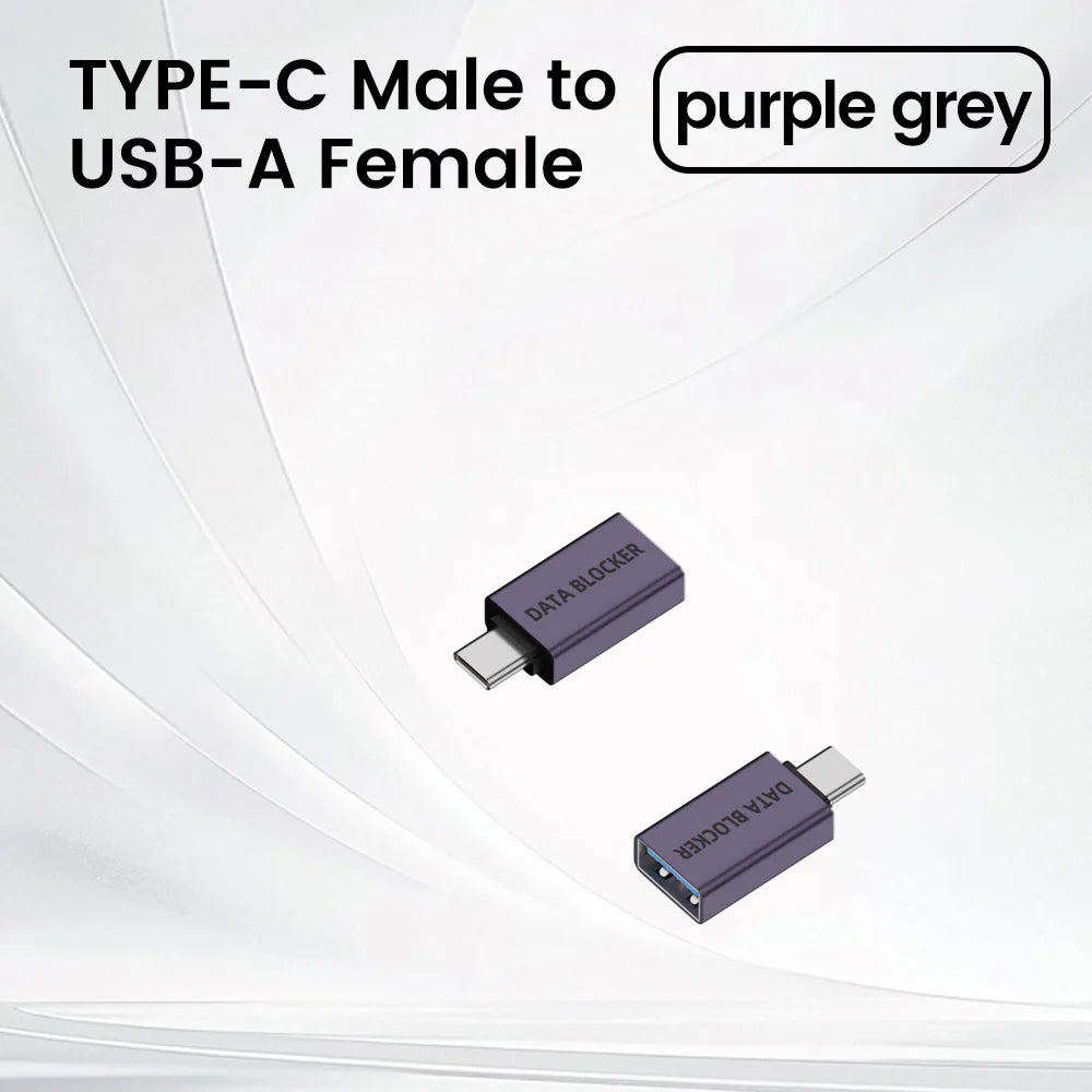 USB Data Blocker Anti Hacking Charge-Only Convenient Data Sync Blockers USB Defenders For Travel Charging Anti Privacy Leak