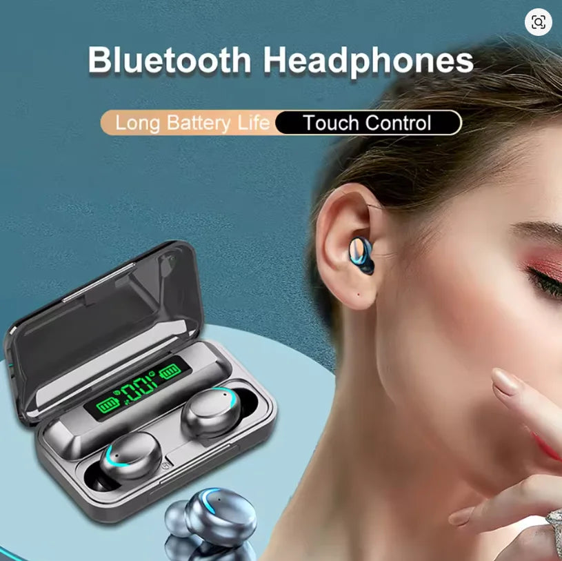 F9-5 Earphone Bluetooth 5.3 Wireless Headphones Hifi Stereo Sports Waterproof Earbuds Headset Hearing Aids With Mic Handfree