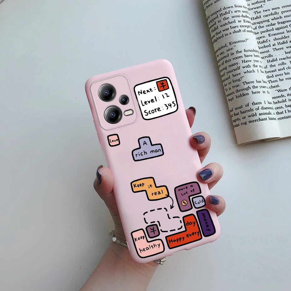 Poco X5 Case For Xiaomi Poco X5 Pro Soft Silicone Cover Cute Cartoons Phone Case For Xiomi Poco X5 Coque PocoX5 X 5 X5Pro Funda