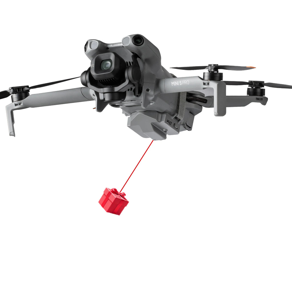 Drone Airdrop System for DJI Mini 5/4 Pro Aerial Thrower Fishing Rescue Send Gift