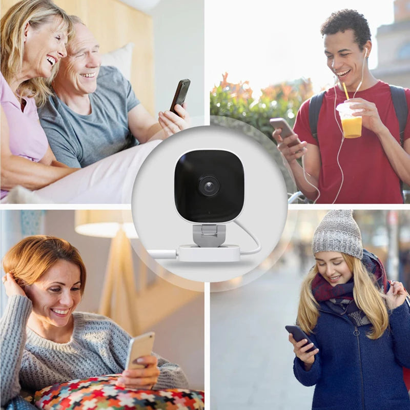 Hot Sale Smart Mini 4K Security Camera Full Color Night Vision WiFi IP65 Waterproof Motion Detection 2-Way Audio Indoor Outdoor