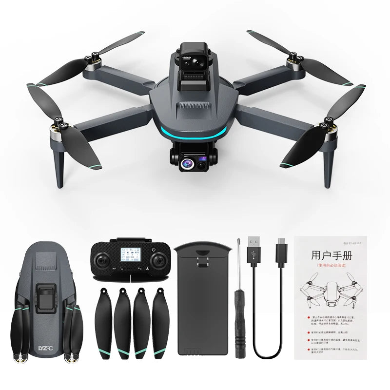 New L200 Plus GPS Drone Factory 4K Professional HD Dual Lens 3-Axis Gimbal 360° Laser Obstacle Avoidance Brushless RC Quadcopter