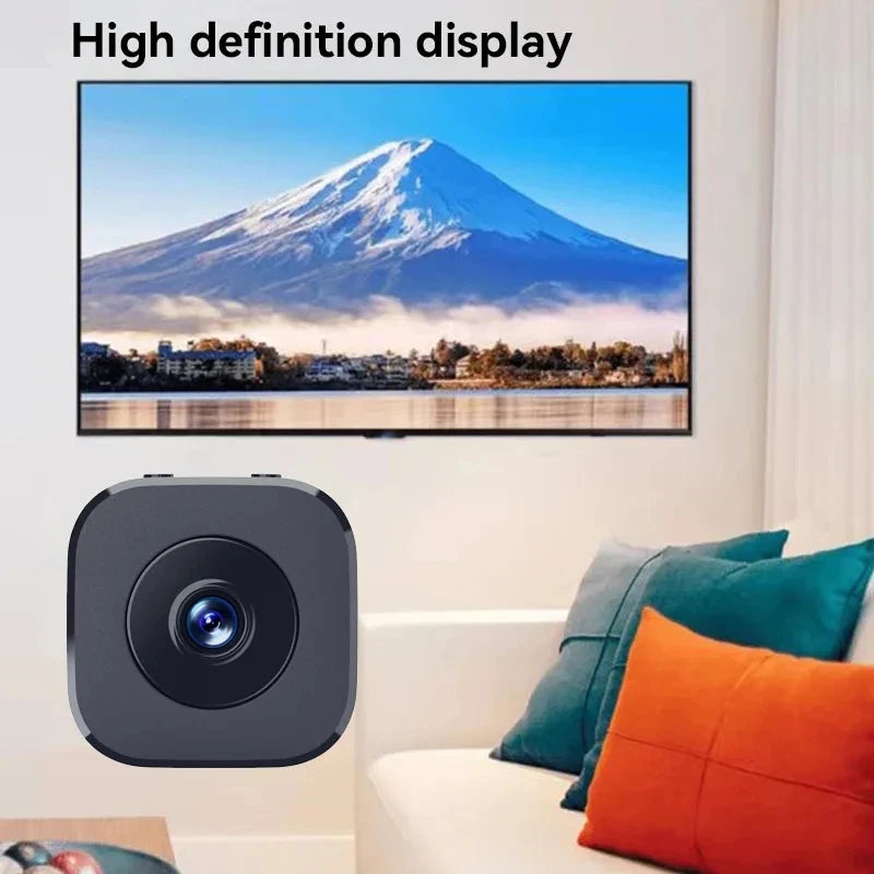 Mini Security Camera 4K Full HD Wireless WiFi Surveillance With 2 Way Audio Motion Detection Intelligent Infrared Night Vision