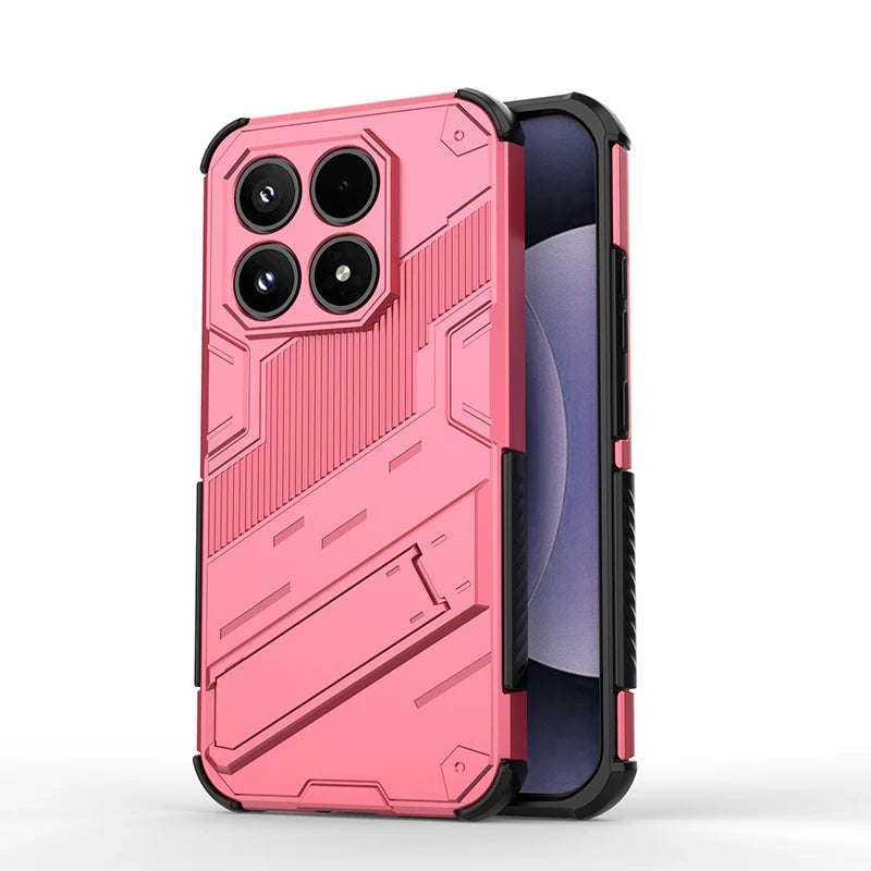 Punk bracket Phone Case For Xiaomi 17 Case Anti-fall For Xiaomi 17 5G China Protector чехол Back Cover For Xiaomi 17 5G China