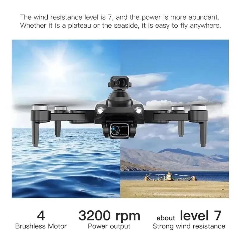 LYZRC L900 Pro SE MAX Drone 4K Professional Dual HD Camera GPS 5G WIFI 360° Obstacle Avoidance Brushless Motor Rc FPV Quadcopter