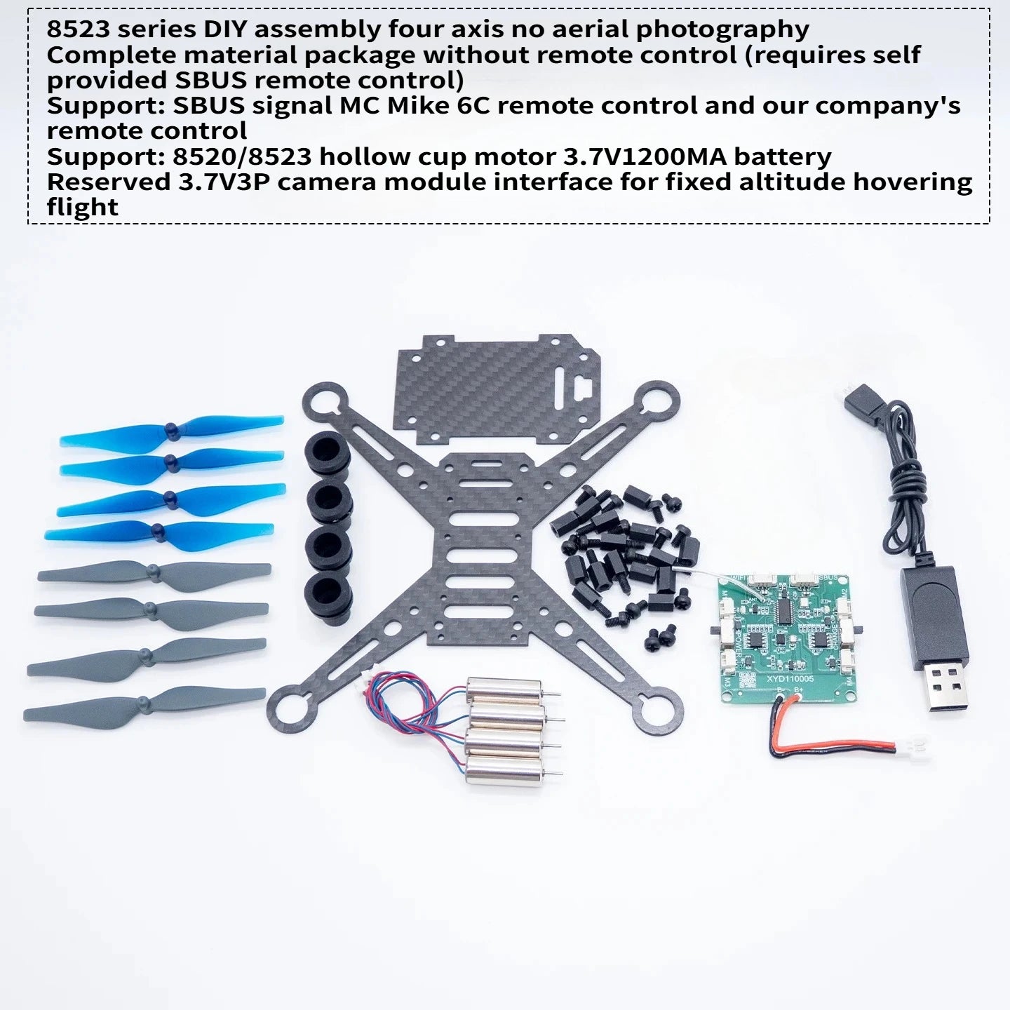 Drone DIY RC Aircraft Accessories Quadcopter Assembly Drone Model Set