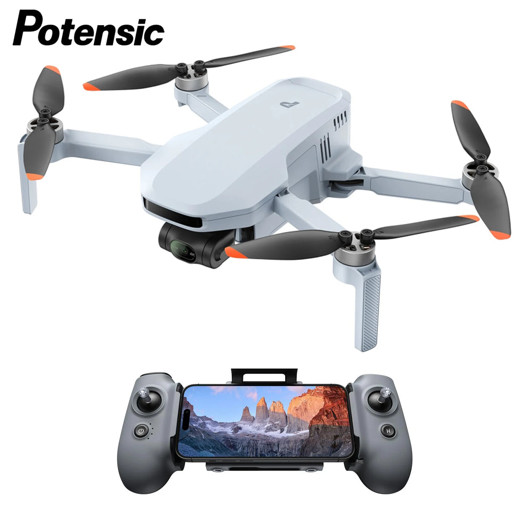 Potensic ATOM 2 Drone 8K Professional Under 249g Mini Drone GPS Max 10KM 4K Video 3-Axis AI Track 2.7K Vertical Shooting