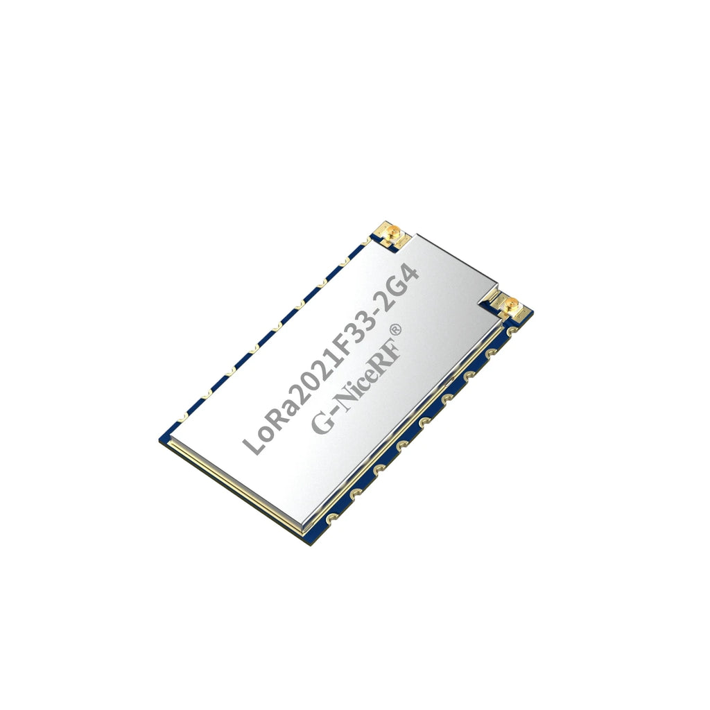 G-NiceRF | 2PCS LoRa2021F33-2G4 2W High Power LoRa Module FLRC up to 2.6Mbps, Sub-GHz Sensitivity up to -144dBm LR2021 Chipset