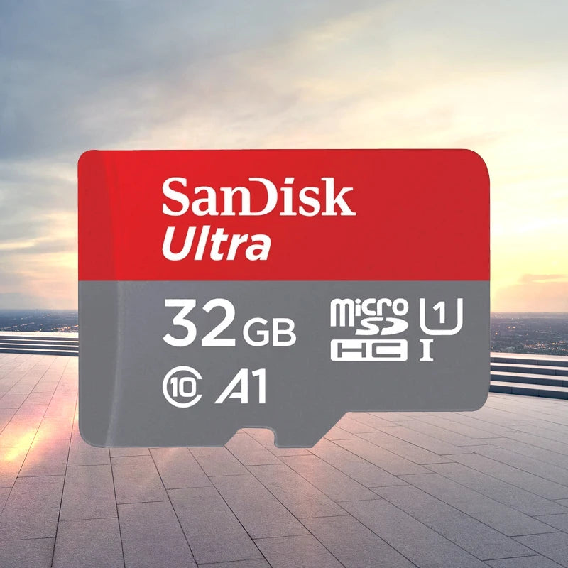 Original SanDisk Memory Card 32GB 64GB Class10 128GB 140MB/s UHS-I Flash Micro TF/SD Card C10 Ultra A1 MicroSDHC/SDXC