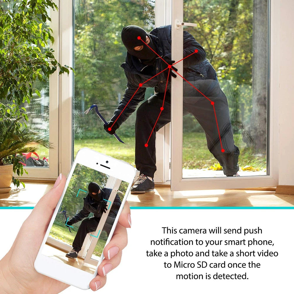 Mini Portable Remote WIFI Camera Small Compact Portable Surveillance Cam for Home Security
