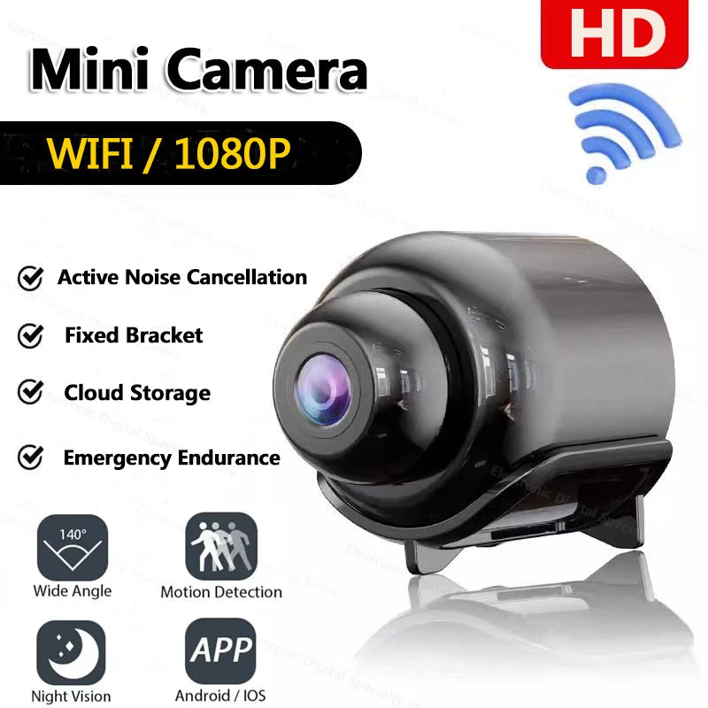 Mini Camera 1080P HD Wifi Night Vision Motion Detection Video Camera Home Security Camcorder Audio Video Recorder No Memory Card