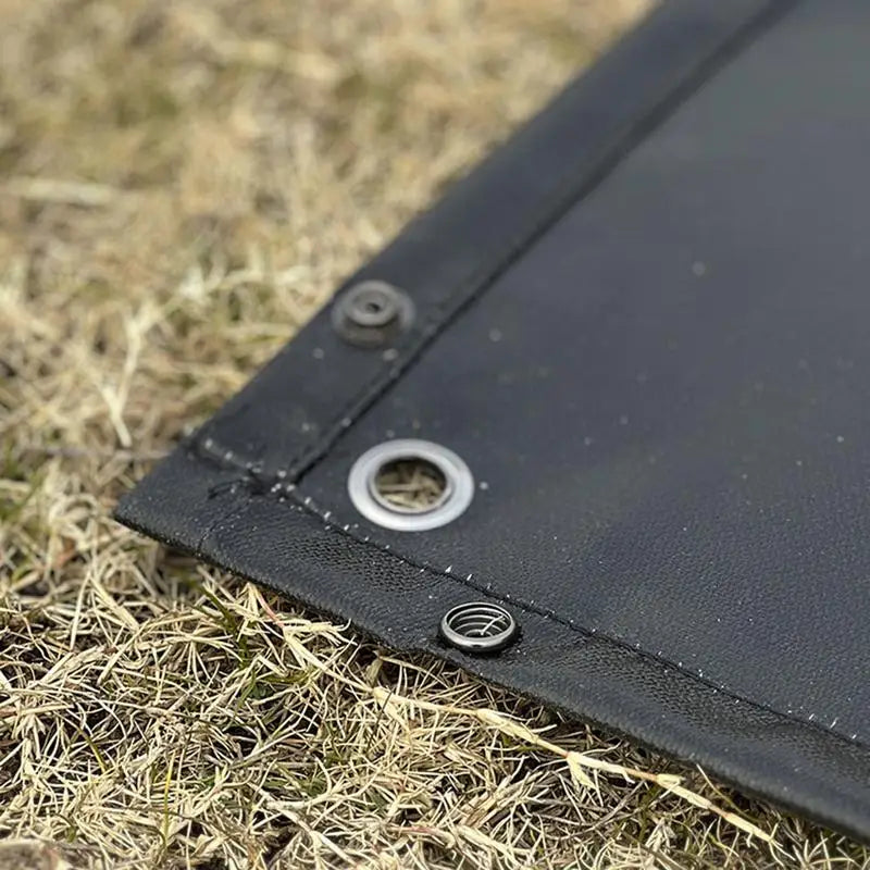 Camping Fire Pit Mat Camping Heat Resistant Mat For Fire Pit Patio Protection Foldable Pad Outdoor Stove Accessories Under Grill