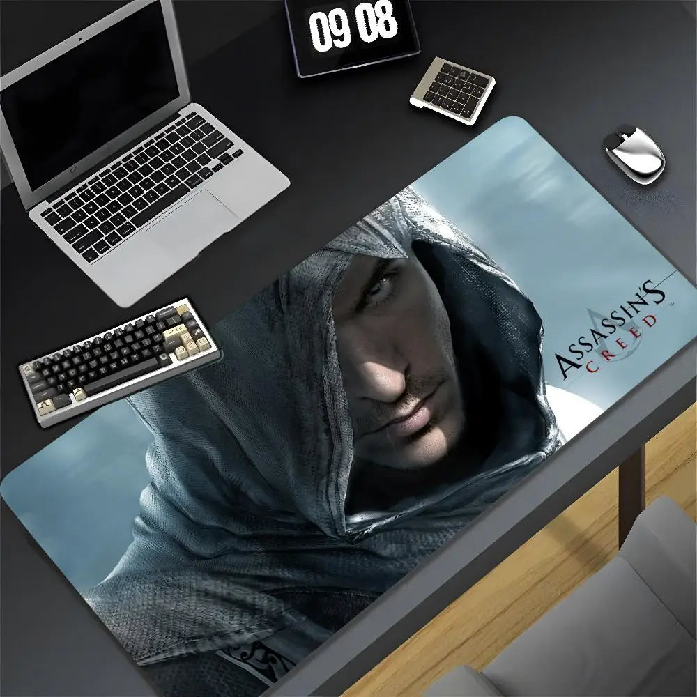 Assassin s Creed Mouse Pad Cartoon Lockedge Large Gaming Pad Computer Gamer Keyboard Mat Desk Mousepad PC Desk Pad