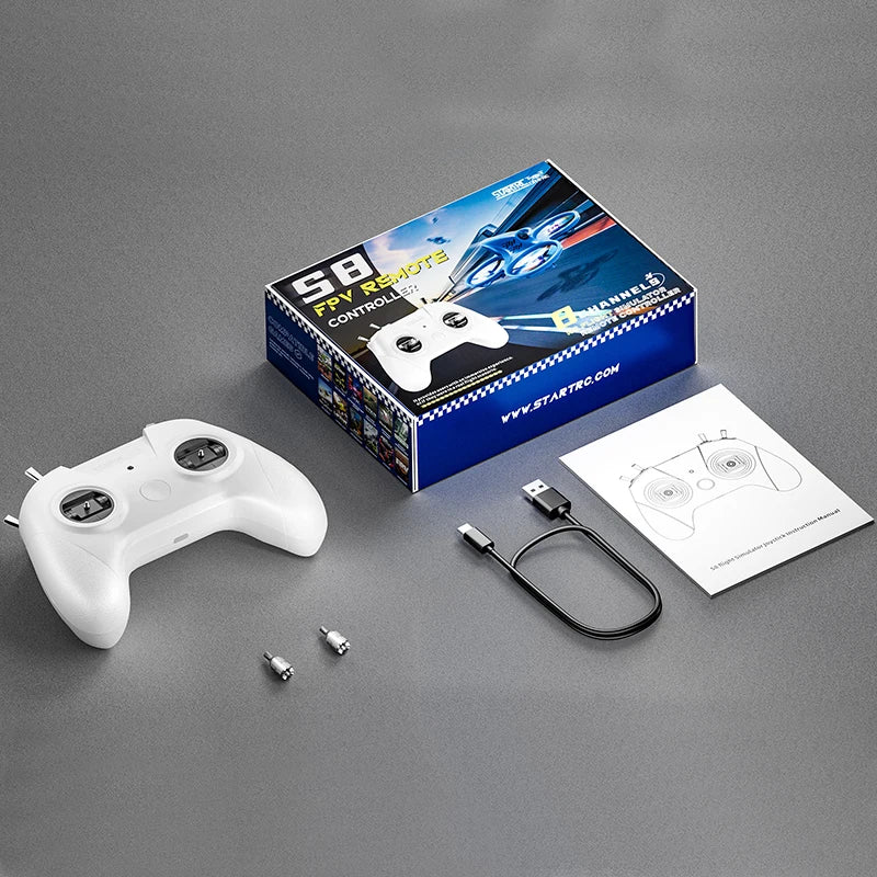 Drone Training Simulator Remote Control Handle FPV Drone 8CH Flight Simulator Controller Mode 1/2 DJI DRL Liftoff Accessories