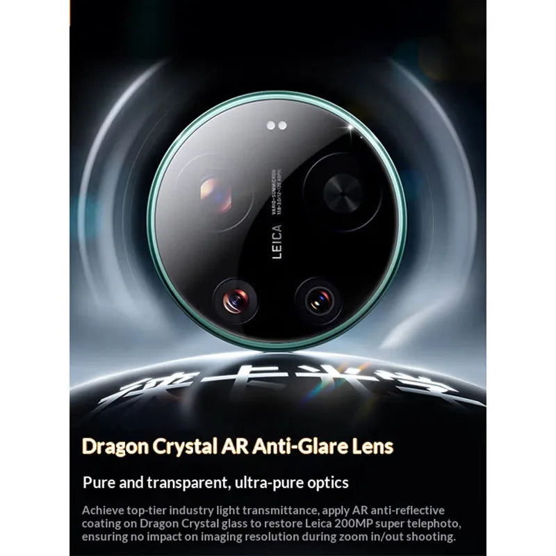 For Xiaomi 17 Ultra Black Camera Lens Protectors Case Back Glass for Mi 17Ultra 17ULTRA Positioning Lens Protective Film Cover