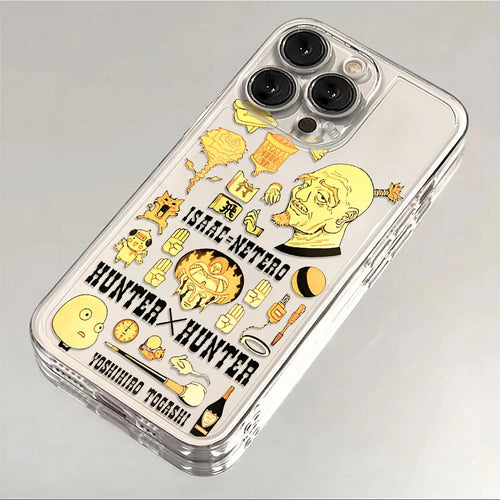 Anime HUNTER×HUNTER Phone Case For iPhone 16e 16 15 14 13 12 11 Mini Pro Max X XR XSMax 7 8 Plus Transparent Soft TPU Back Cover