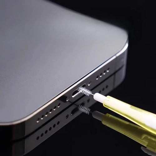 2in1 Retractable Cleaner Kit for Phone，Phone Speaker Earphone Cleaning Brush