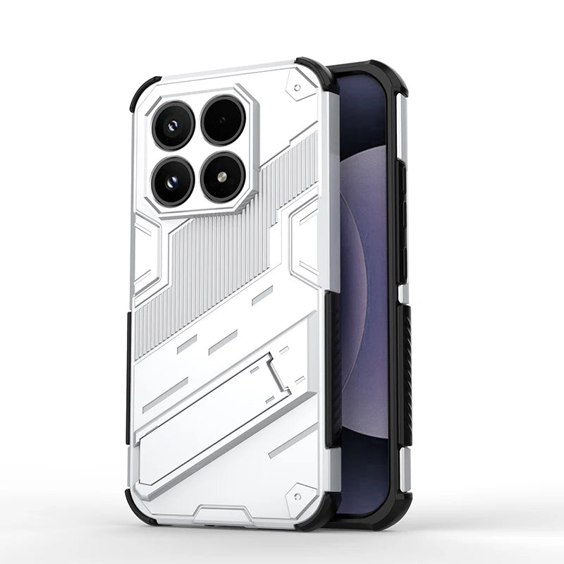 Punk bracket Phone Case For Xiaomi 17 Case Anti-fall For Xiaomi 17 5G China Protector чехол Back Cover For Xiaomi 17 5G China