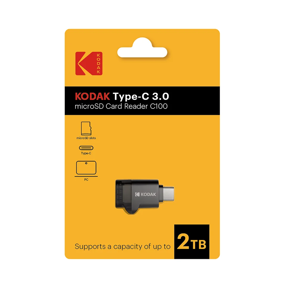 Kodak Type-C Micro SD Card Reader TF Memory Card High-speed Transmission Adapter