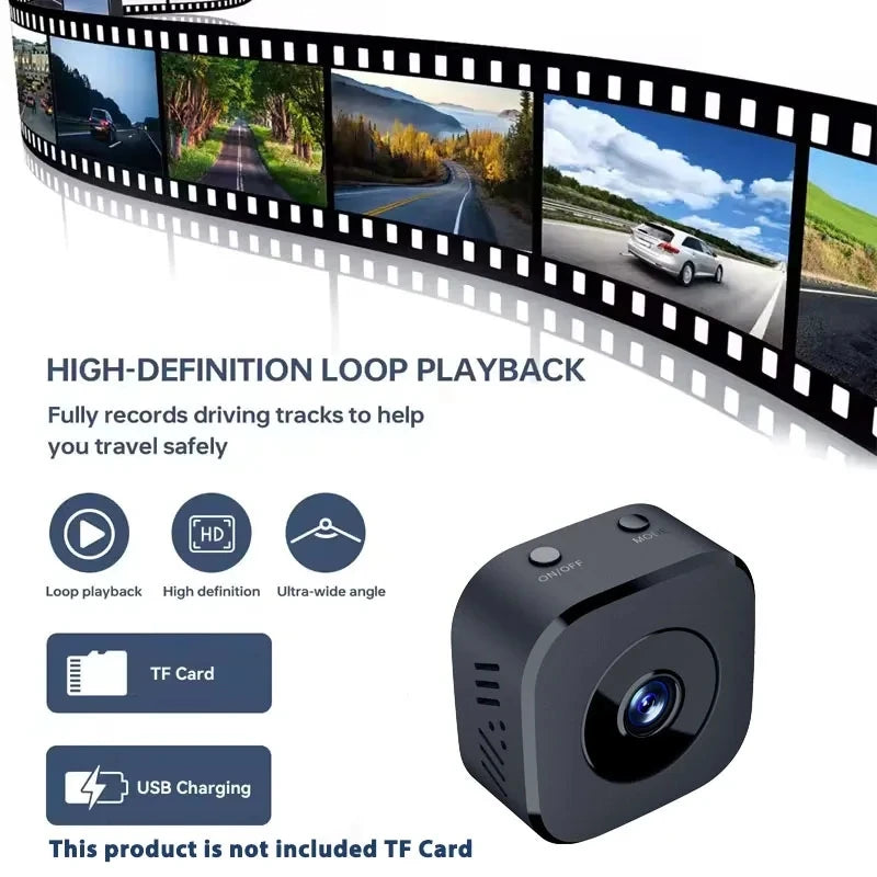 Mini Security Camera 4K Full HD Wireless WiFi Surveillance With 2 Way Audio Motion Detection Intelligent Infrared Night Vision