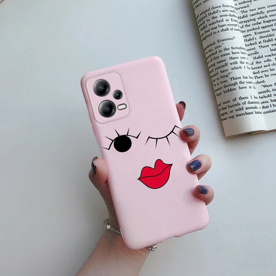 Poco X5 Case For Xiaomi Poco X5 Pro Soft Silicone Cover Cute Cartoons Phone Case For Xiomi Poco X5 Coque PocoX5 X 5 X5Pro Funda