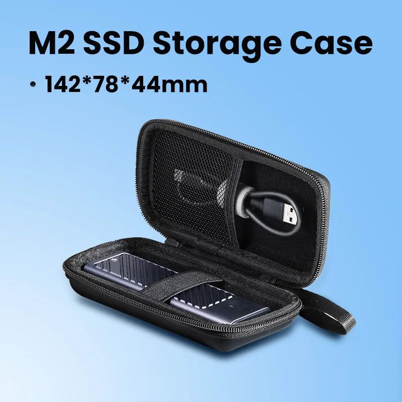 UGREEN Hard Disk Drive Case for 2.5 inch External Hard Drive Portable HDD SSD Box for Power Bank Storage Case Travel Bag