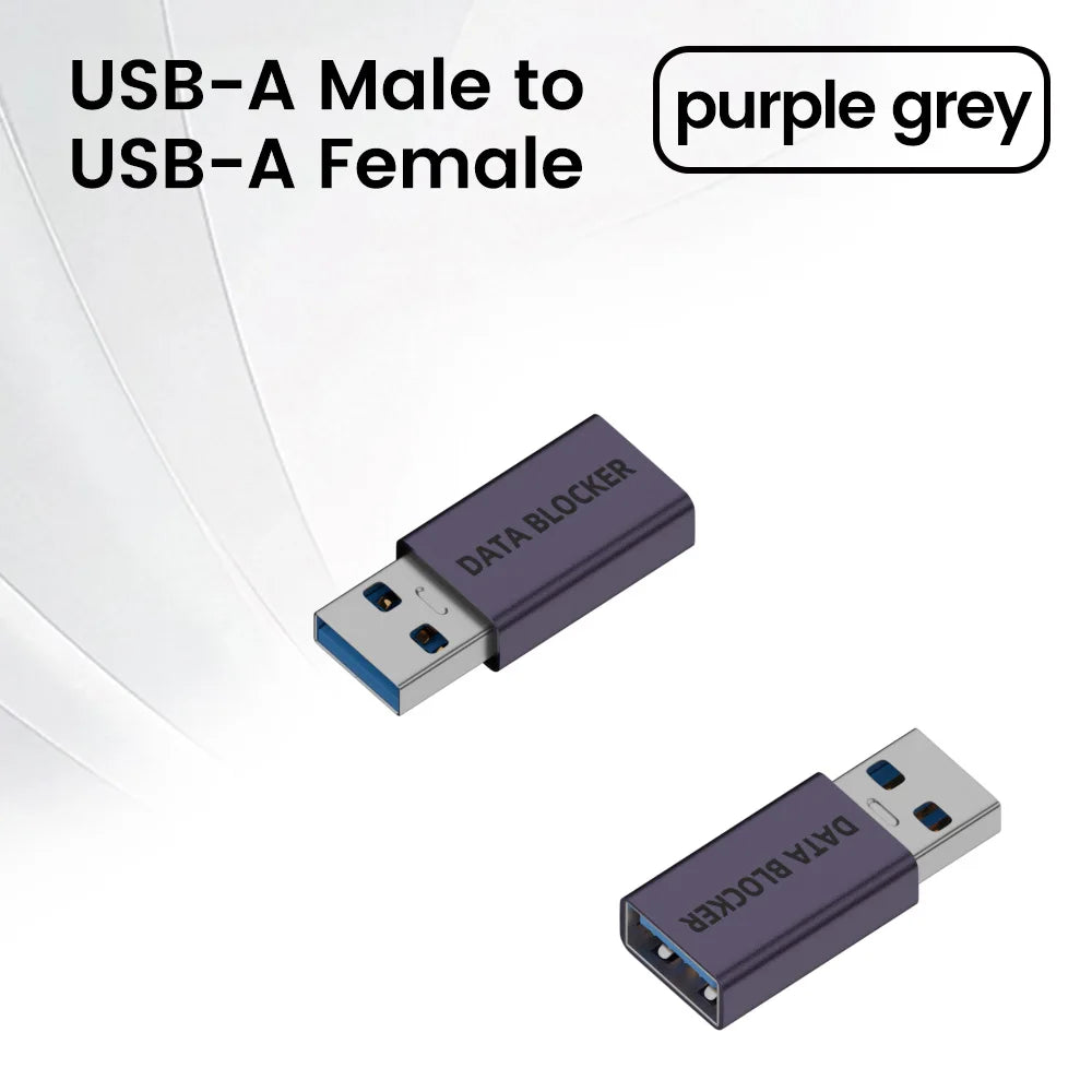 USB Data Blocker Anti Hacking Charge-Only Convenient Data Sync Blockers USB Defenders For Travel Charging Anti Privacy Leak
