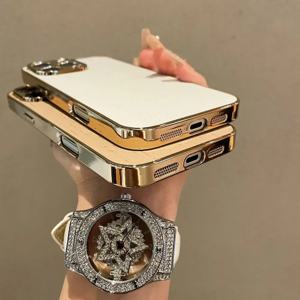 Luxury Leather Phone Cover For Redmi Note 14 5G 4G 14 Pro Plus Globe Case Shockproof TPU Funda For  Redmi Note 14 5G Globe Cases