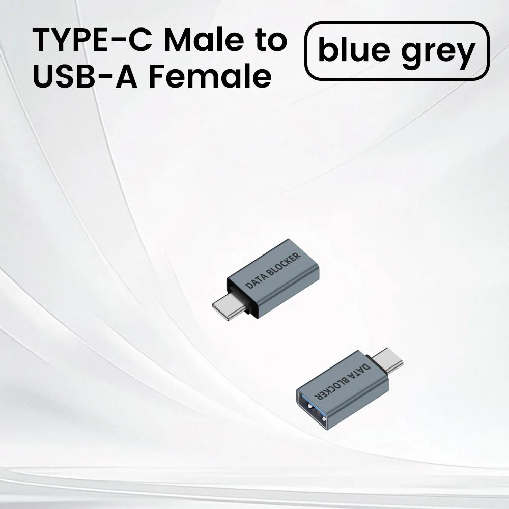 USB Data Blocker Anti Hacking Charge-Only Convenient Data Sync Blockers USB Defenders For Travel Charging Anti Privacy Leak