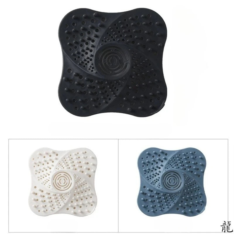 Shower Hair Filter Stopper Anti-blocking Hair Catcher Strainer Sewer Bathroom Floor Drain Cover Kitchen Sink Deodorant Trap Plug