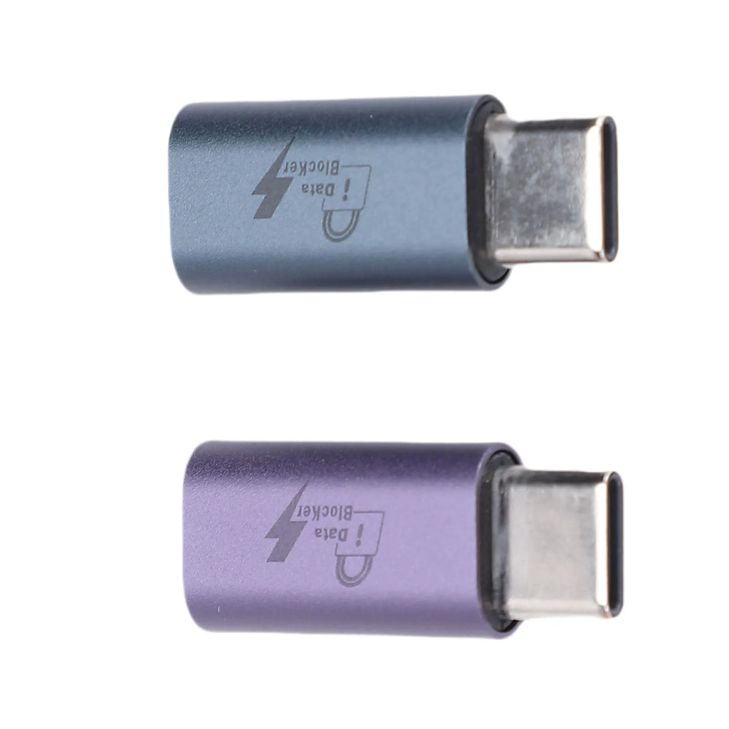 USB C to C Data Blocker Anti Juice Jacking Refuse Hacking USB Data Blocker Only for Safe Charging Mobile Phone Data Blocker