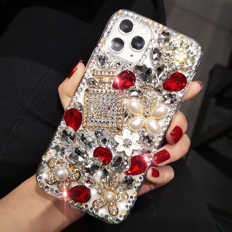 Moto G86 5G Bling Case For Motorola Moto Edge 50 60 Fushion Neo 60pro G24 G34 G75 G55 G15 G56 Cover Luxury Diamond Telefon Funda