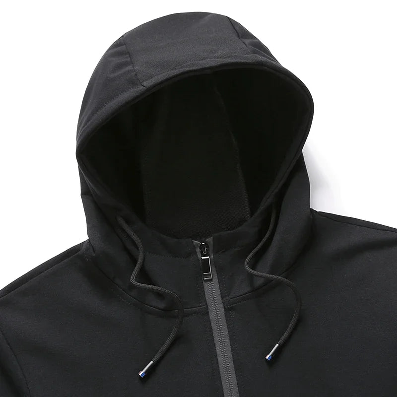 Plus Size tracksuits Men Sportswear Sets New Spring Autumn Clothing Hooded Pants Suit Male 2 Pieces Sweatshirt + Sweatpants 8XL