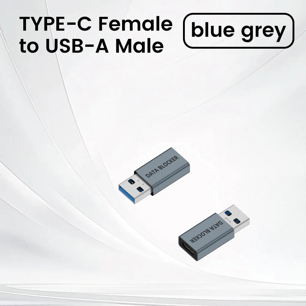 USB Data Blocker Anti Hacking Charge-Only Convenient Data Sync Blockers USB Defenders For Travel Charging Anti Privacy Leak