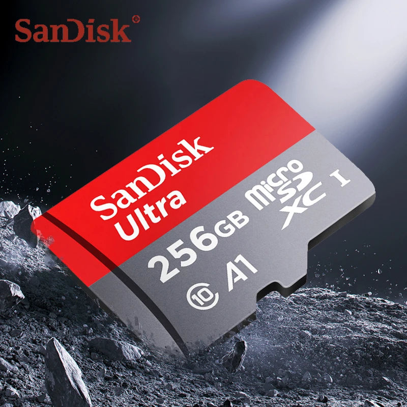 Original SanDisk Memory Card 32GB 64GB Class10 128GB 140MB/s UHS-I Flash Micro TF/SD Card C10 Ultra A1 MicroSDHC/SDXC